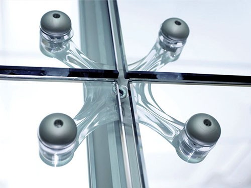 Hệ mặt dựng kính cường lực - chân nhện (Spider curtain wall)